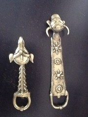 brass cow bottle openers