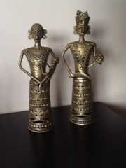 tribal man and woman