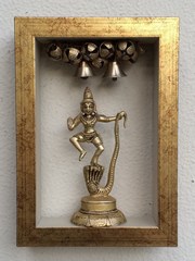 Krishna on snake